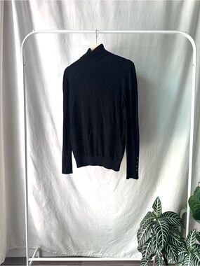 Zara Black Knit Sweater Top
